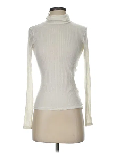 Pre-owned Zara Turtleneck Sweater In Ivory