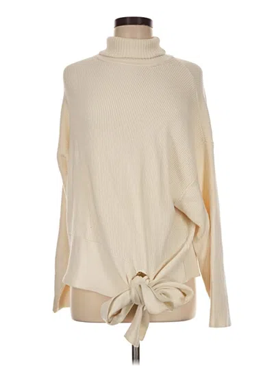 Pre-owned Zara Turtleneck Sweater In Ivory