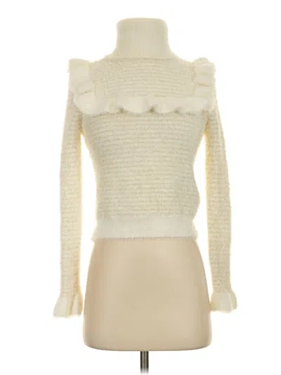 Pre-owned Zara Turtleneck Sweater In Ivory