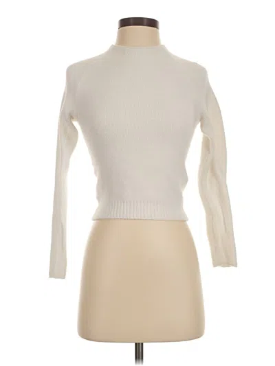 Pre-owned Zara Turtleneck Sweater In Ivory