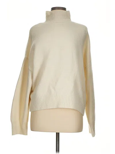 Pre-owned Zara Turtleneck Sweater In Ivory