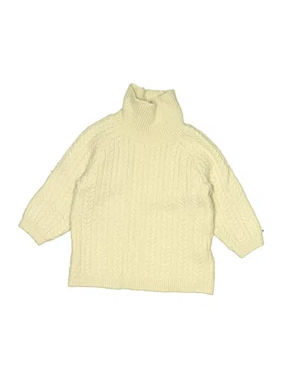 Pre-owned Zara Kids' Turtleneck Sweater In Ivory