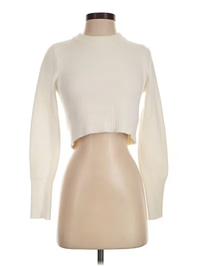 Pre-owned Zara Turtleneck Sweater In Ivory