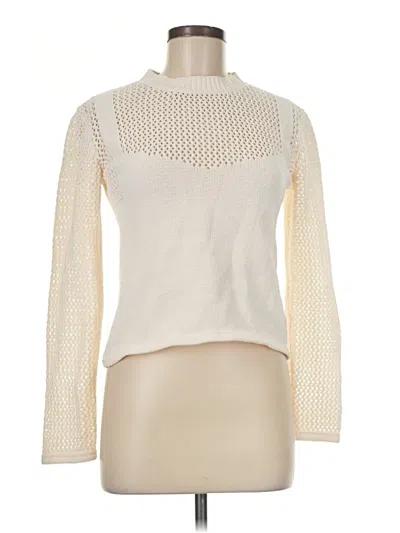Pre-owned Zara Turtleneck Sweater In Ivory