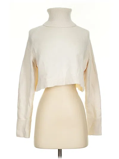Pre-owned Zara Turtleneck Sweater In Ivory