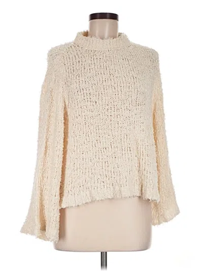 Pre-owned Zara Turtleneck Sweater In Ivory