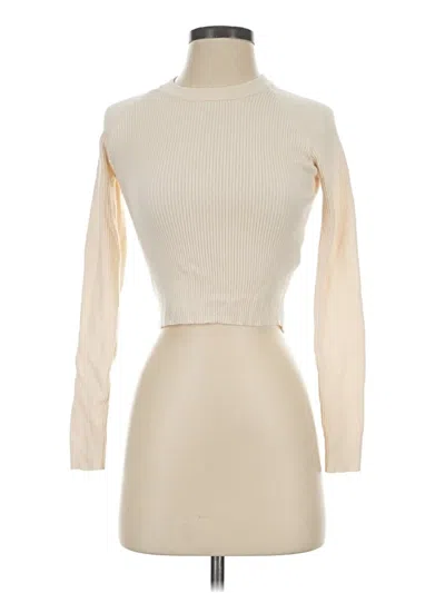 Pre-owned Zara Turtleneck Sweater In Ivory