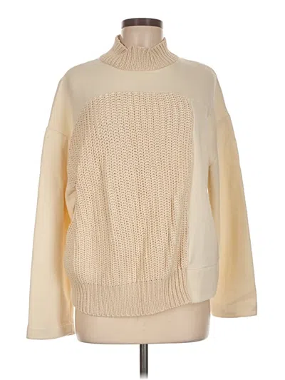 Pre-owned Zara Turtleneck Sweater In Ivory