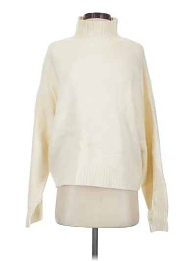 Pre-owned Zara Turtleneck Sweater In Ivory