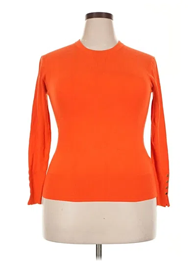 Pre-owned Zara Turtleneck Sweater In Orange