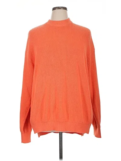 Pre-owned Zara Turtleneck Sweater In Orange