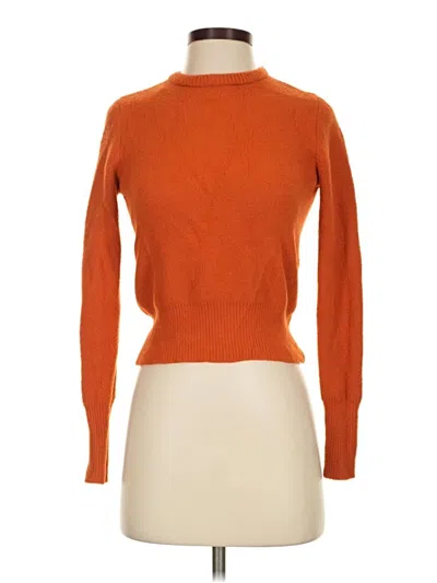 Pre-owned Zara Turtleneck Sweater In Orange
