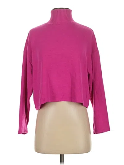 Pre-owned Zara Turtleneck Sweater In Pink