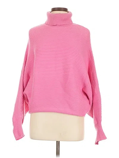 Pre-owned Zara Turtleneck Sweater In Pink