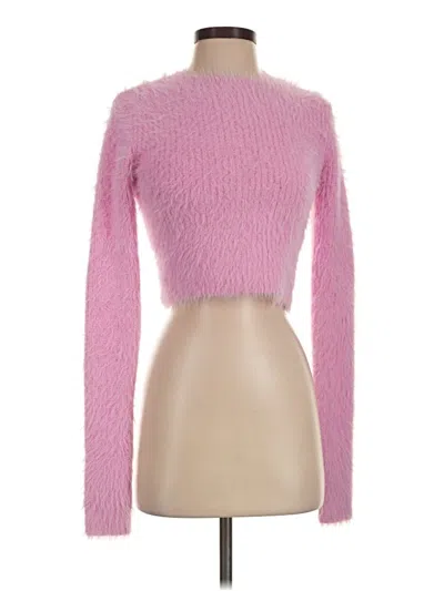 Pre-owned Zara Turtleneck Sweater In Pink
