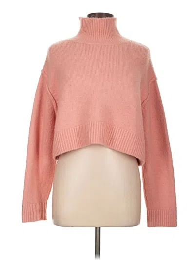 Pre-owned Zara Turtleneck Sweater In Pink