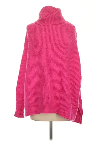 Pre-owned Zara Turtleneck Sweater In Pink