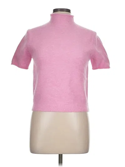 Zara Turtleneck Sweater In Pink