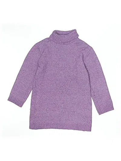 Pre-owned Zara Kids' Turtleneck Sweater In Purple