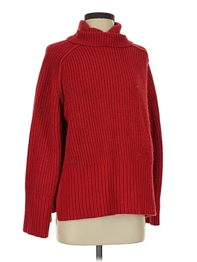 Pre-owned Zara Turtleneck Sweater In Red