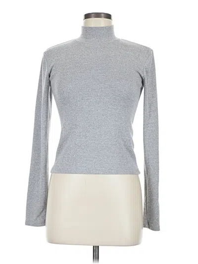 Pre-owned Zara Turtleneck Sweater In Silver