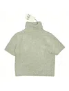 Zara Turtleneck Sweater In Silver