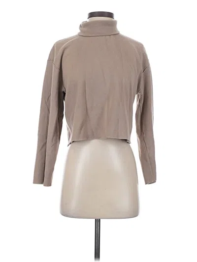 Pre-owned Zara Turtleneck Sweater In Tan