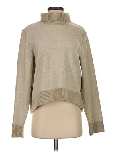 Pre-owned Zara Turtleneck Sweater In Tan