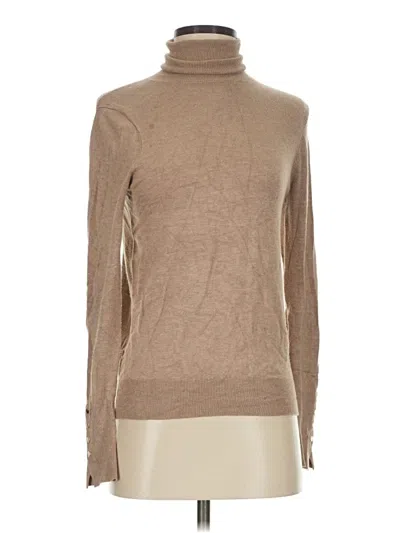 Pre-owned Zara Turtleneck Sweater In Tan