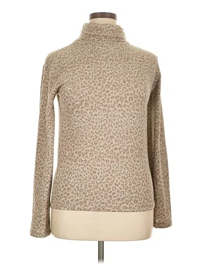 Pre-owned Zara Turtleneck Sweater In Tan