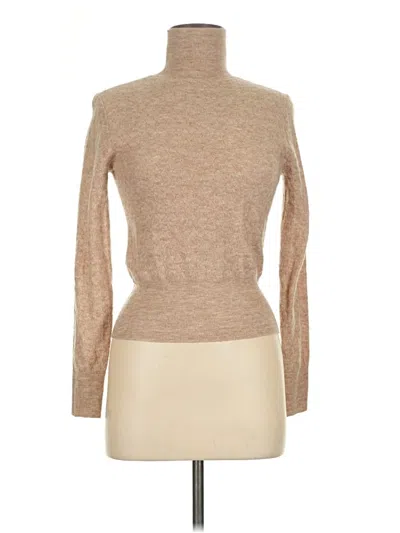 Pre-owned Zara Turtleneck Sweater In Tan