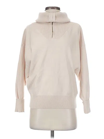 Pre-owned Zara Turtleneck Sweater In Tan