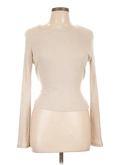 Pre-owned Zara Turtleneck Sweater In Tan