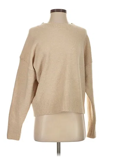 Pre-owned Zara Turtleneck Sweater In Tan