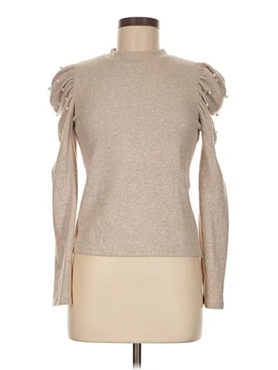 Pre-owned Zara Turtleneck Sweater In Tan