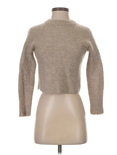Pre-owned Zara Turtleneck Sweater In Tan