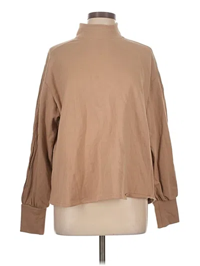 Pre-owned Zara Turtleneck Sweater In Tan