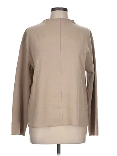 Pre-owned Zara Turtleneck Sweater In Tan