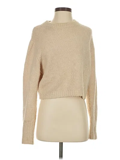 Pre-owned Zara Turtleneck Sweater In Tan