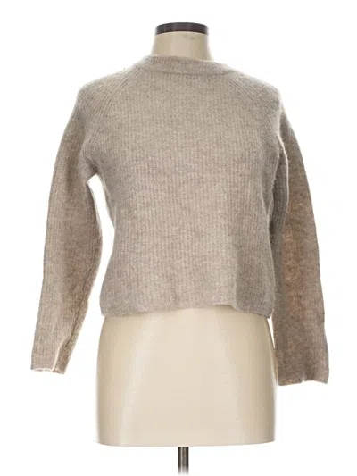 Pre-owned Zara Turtleneck Sweater In Tan