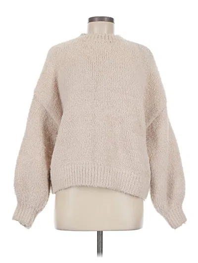 Pre-owned Zara Turtleneck Sweater In Tan