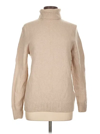 Pre-owned Zara Turtleneck Sweater In Tan