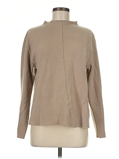 Pre-owned Zara Turtleneck Sweater In Tan