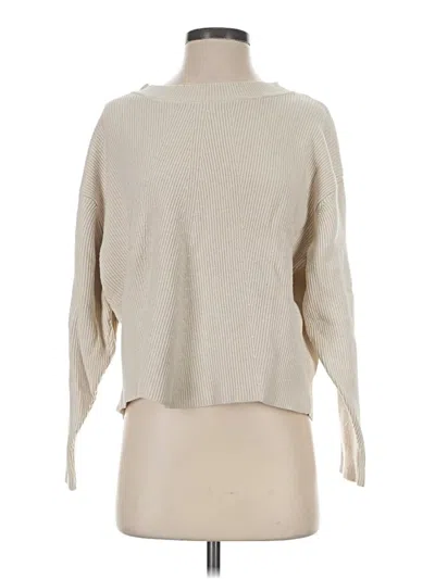 Pre-owned Zara Turtleneck Sweater In Tan