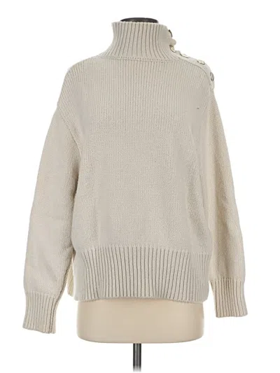 Pre-owned Zara Turtleneck Sweater In Tan