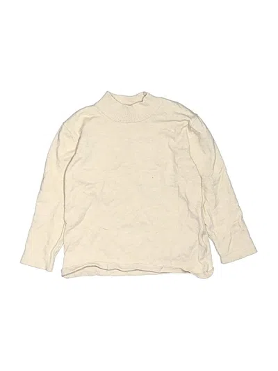 Pre-owned Zara Kids' Turtleneck Sweater In Tan