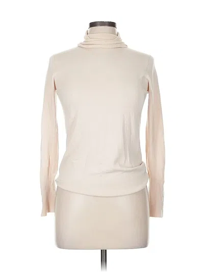 Pre-owned Zara Turtleneck Sweater In White