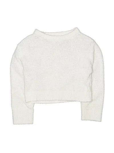 Pre-owned Zara Kids' Turtleneck Sweater In White
