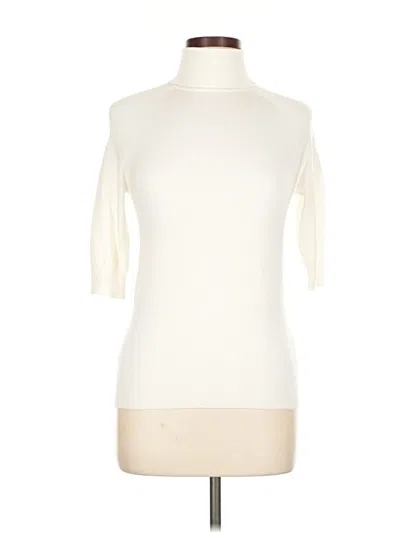 Pre-owned Zara Turtleneck Sweater In White