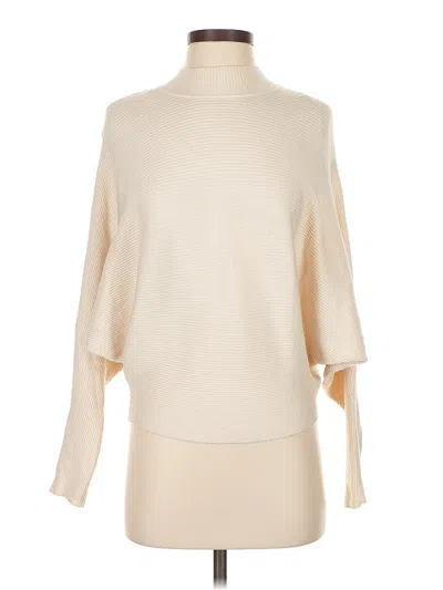 Pre-owned Zara Turtleneck Sweater In White